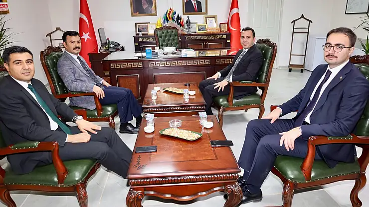 Kaymakamlardan Gölbaşı kaymakamı Algın'a hayırlı olsun ziyareti