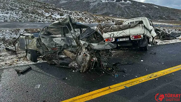 Kayseri'de feci kaza: 1 ölü, 1 yaralı