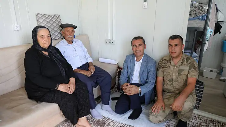 Keleş'ten Şehit ailelerine ve gazilere bayram ziyareti