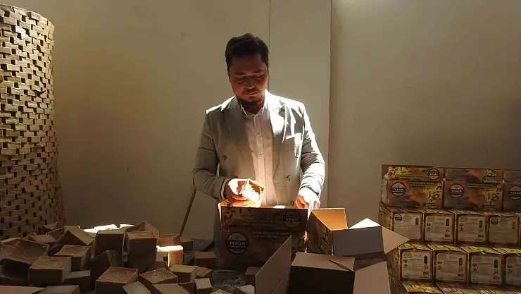 Kilisli genç usta, sabun üretimini 4. kuşak usta olarak sürdürüyor