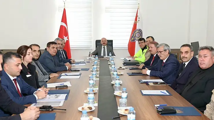Adıyaman'da kış aylarında alınacak trafik tedbirleri masada
