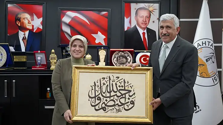 Köseoğlu'dan Kahta Belediyesine ziyaret