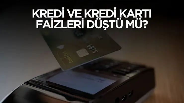 Kredi ve kredi kartı faizleri düştü mü?