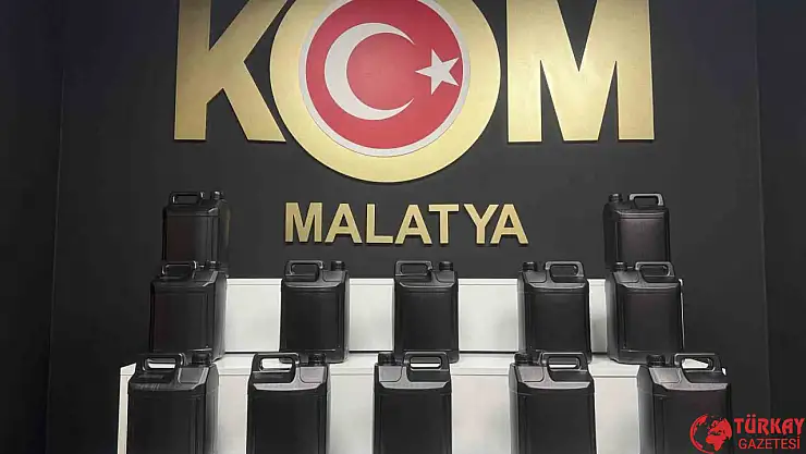Malatya'da 60 litre etil alkol ele geçirildi