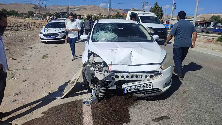 Malatya'da otomobil ile motosiklet çarpıştı: 1 ölü