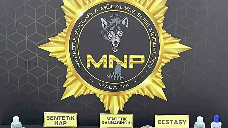 Malatya'da zehir tacirlerine darbe: 9 tutuklama