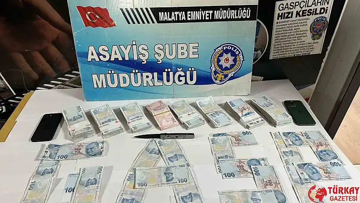 Malatya polisi 240 saat kamera kaydını izledi, 3 gasp şüphelisini yakaladı