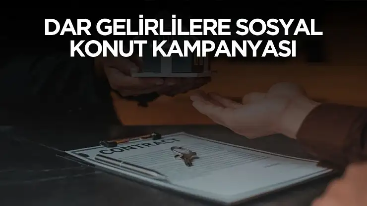 Mehmet Şimşek duyurdu! Dar gelirlilere sosyal konut kampanyası