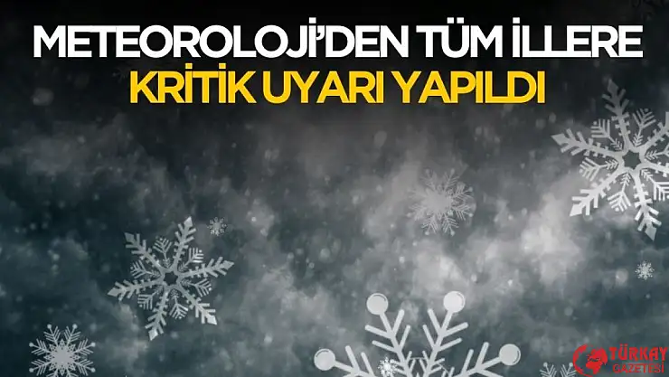 Meteoroloji'den kritik uyarılar peş peşe geldi! Tüm illere uyarı yapıldı