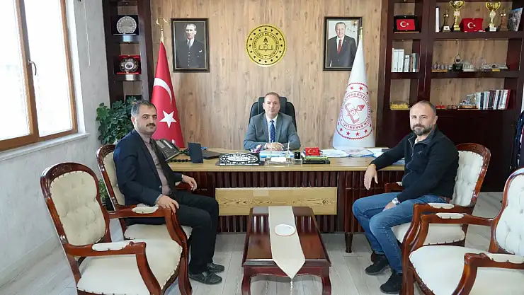 Meteoroloji müdürü Çiçek'ten Tosun'a ziyaret