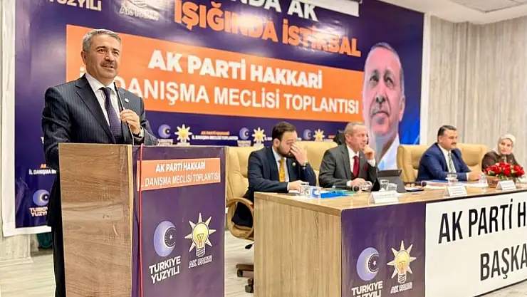 Milletvekili Alkayış, Hakkari İl Danışma Meclisi toplantısına katıldı