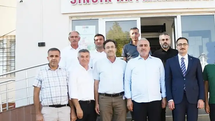 Milletvekili Özhan'dan Kaymakam Yıldız'a ziyaret