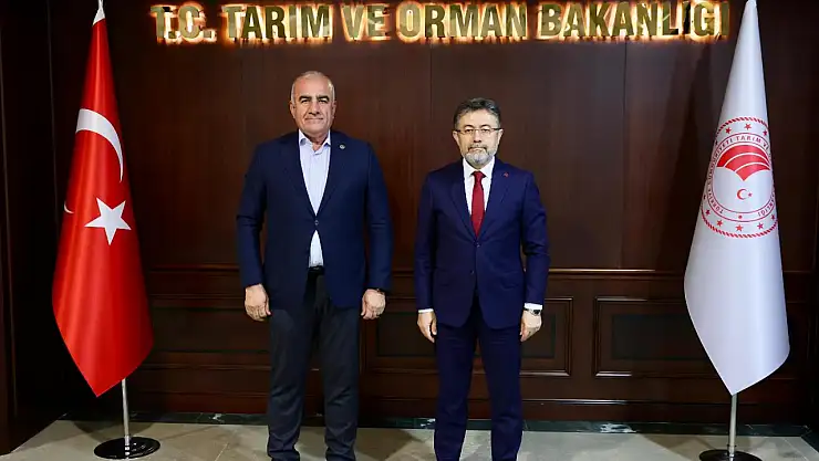 Milletvekili Özhan'dan Tarım ve Orman Bakanı Yumaklı ile bir araya geldi