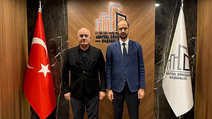 Milletvekili Özhan, Kentsel Dönüşüm Başkanı Hakkı Alp ile bir araya geldi