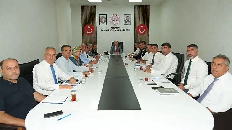 Milli Eğitim haftalık değerlendirme toplantısı yapıldı