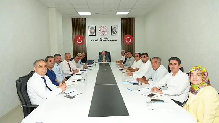 Milli Eğitim müdürlüğünde değerlendirme ve koordinasyon toplantısı gerçekleştirildi