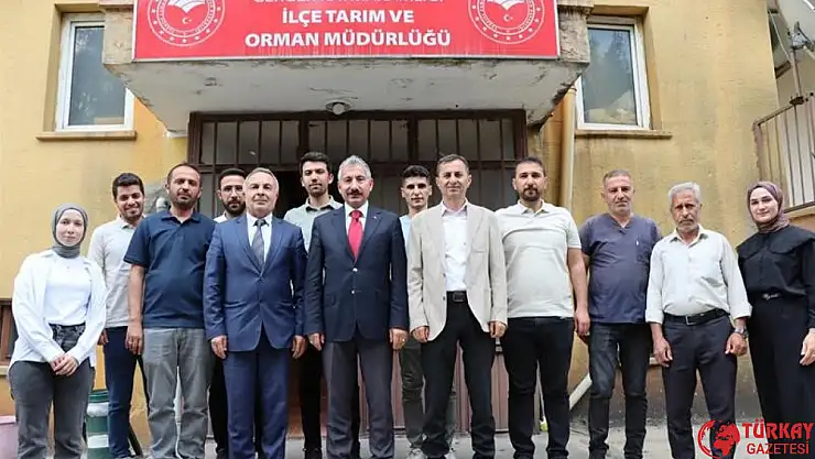 Müdür Akkan, Gerger'deki çalışmaları yerinde inceledi