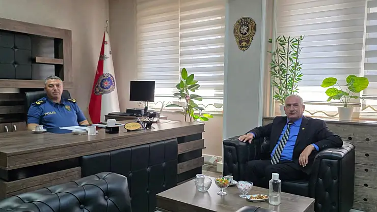 NEFSAD Başkanı Mente'den Erdemli ilçe Emniyet müdürü Yeniay'a ziyaret