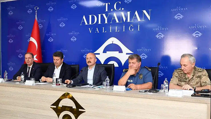 Adıyaman'da Okul çevrelerinde alınacak trafik ve güvenlik önlemleri değerlendirildi