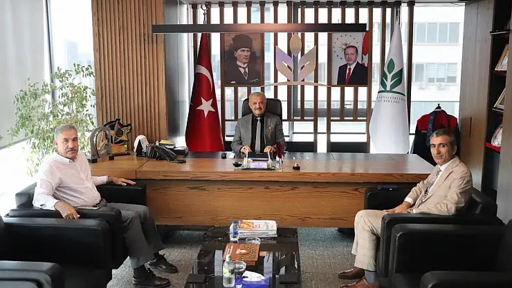 Oruç'tan Başkan Olgun'a ziyaret