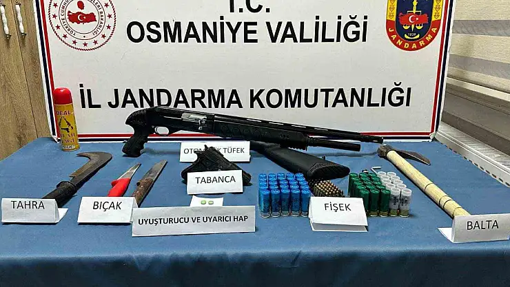 Osmaniye'de bir haftada 118 şüpheli yakalandı