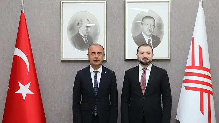 Rektör Keleş'ten YÖK Genel Sekreteri Aksoy'a ziyaret