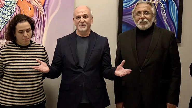 Ressam Sezgin Yüksel Sanko Sanat Galerisi'nde sergi açtı
