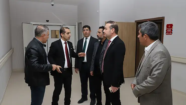 Sağlık Müdürü Şirik, taşınacak birimlerin planlanması inceledi