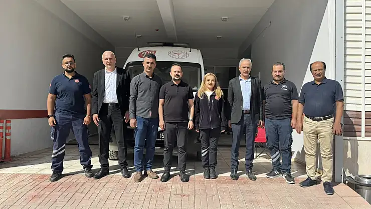 Sağlık-Sen heyetinden Çelikhan 112 İstasyonuna ziyaret