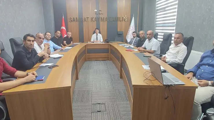 Samsat ilçesinde Akademik başarıyı artırma toplantısı gerçekleştirildi