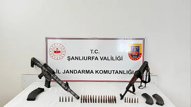 Şanlıurfa'da 13 ruhsatsız silah ile mühimmat ele geçirildi