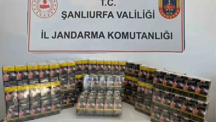Şanlıurfa'da 2 bin paket kaçak sigara ele geçirildi