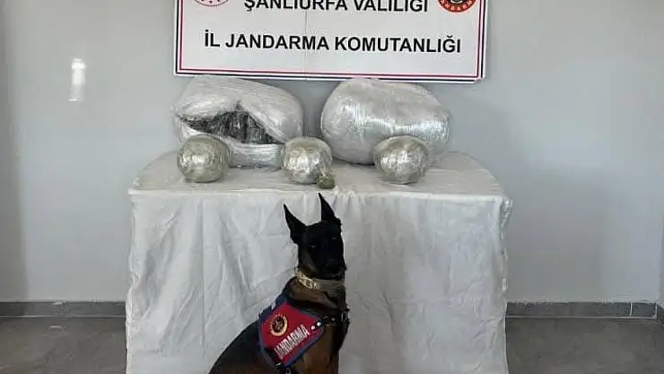 Şanlıurfa'da 25 kilogram uyuşturucu madde ele geçirildi