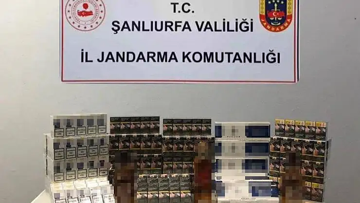Şanlıurfa'da 5 bin 210 paket kaçak sigara ele geçirildi