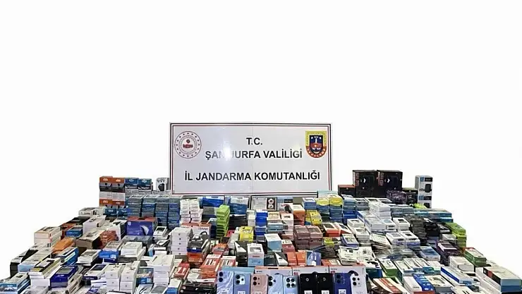 Şanlıurfa'da 9 adet gümrük kaçağı cep telefonu ele geçirildi