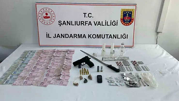Şanlıurfa'da 91 adet uyuşturucu hap ele geçirildi