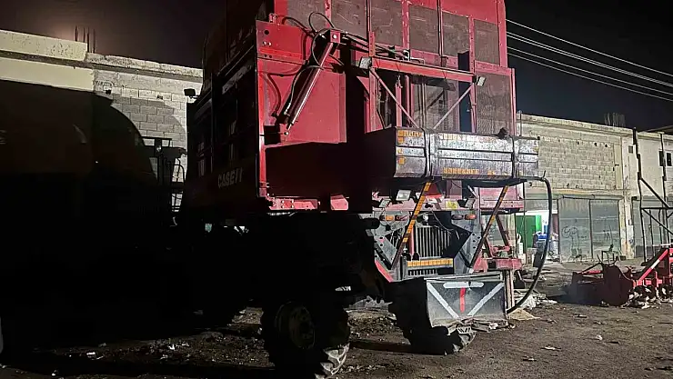 Şanlıurfa'da biçerdöverin 1 milyon TL değerindeki parçaları çalındı