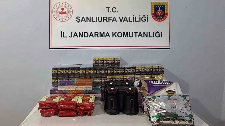 Şanlıurfa'da bin 130 paket  gümrük kaçağı sigara ele geçirildi
