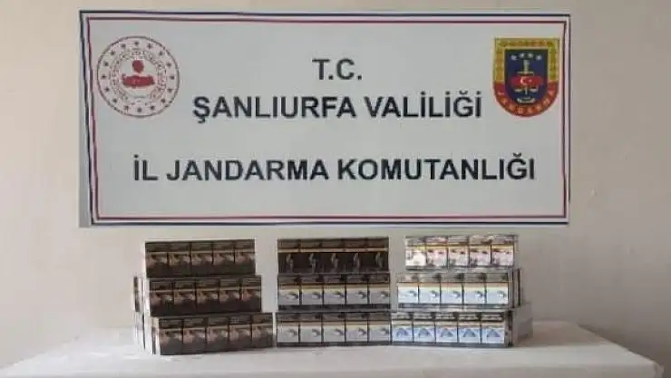 Şanlıurfa'da gümrük kaçağı 910 paket sigara ele geçirildi