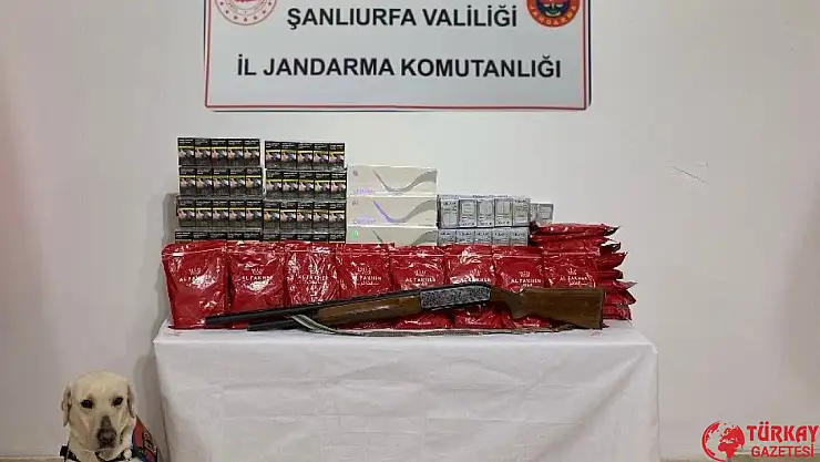 Şanlıurfa'da kaçak alkol ve tütün ele geçirildi