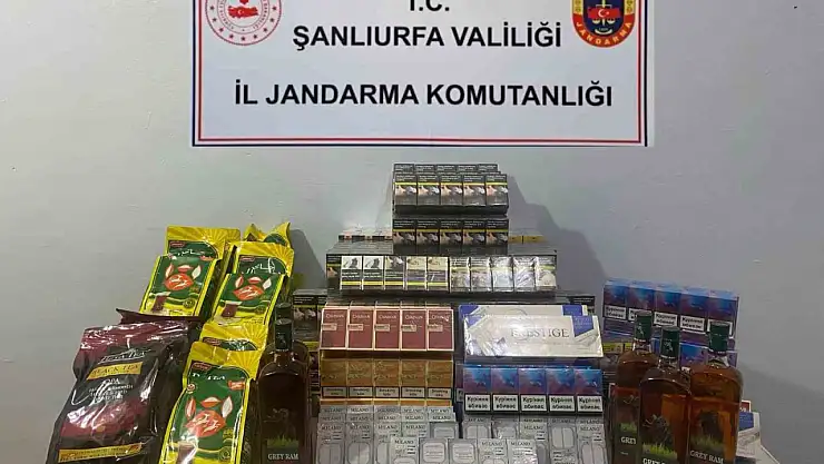 Şanlıurfa'da kaçakçılara operasyon