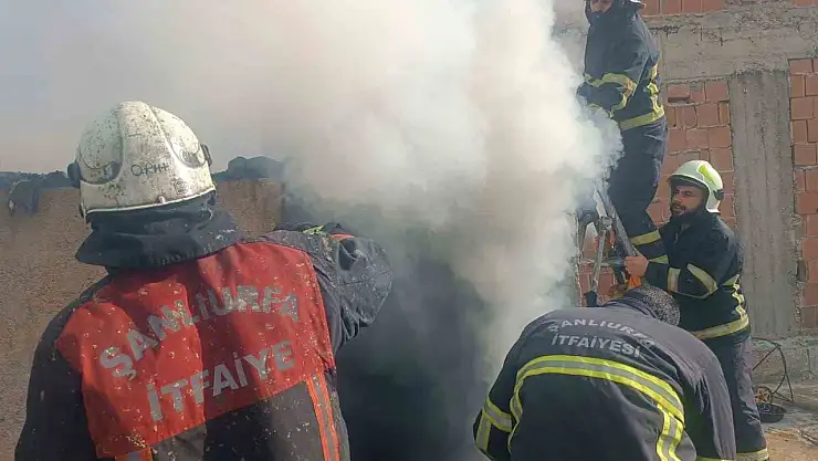 Şanlıurfa'da mesken yangını söndürüldü