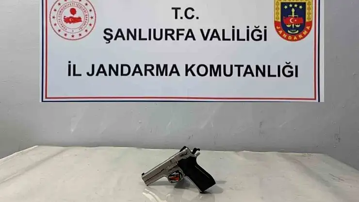 Şanlıurfa'da ruhsatsız silah ele geçirildi