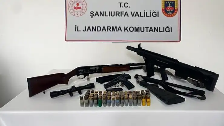 Şanlıurfa'da silah kaçakçılığı operasyonu: 4 gözaltı