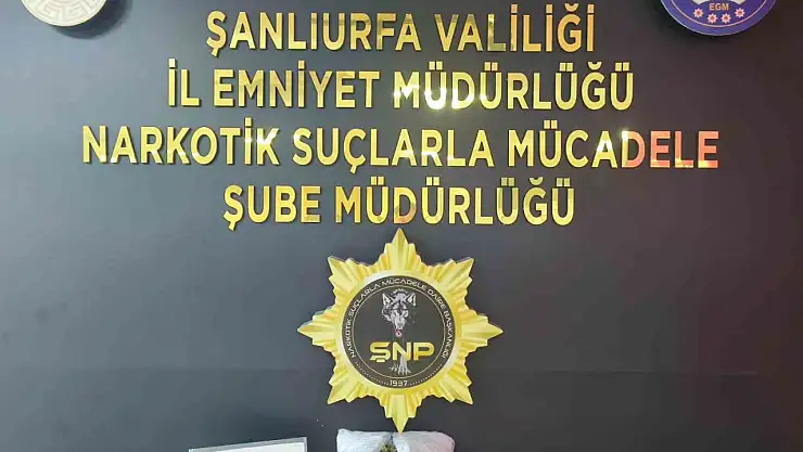 Şanlıurfa'da uyuşturucu operasyonu: 1 tutuklama