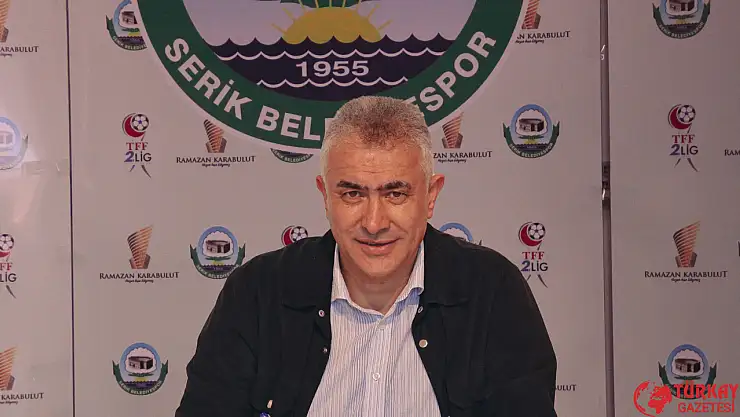 Serik Sporda yeni teknik direktör Mehmet Altıparmak oldu