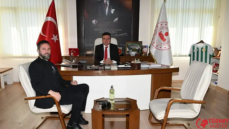 Serikspor Kulüp Başkanı Doğan'dan Kaymakam Şahin'e ziyaret