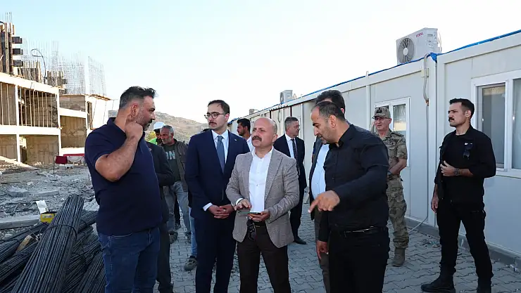Sincik'te 2. Etap TOKİ Konutları hızla yükseliyor