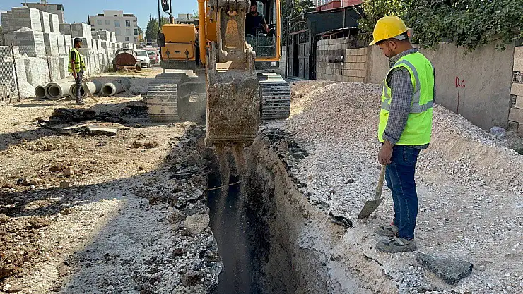 Sümerevler Mahallesinde altyapı çalışmaları sürüyor