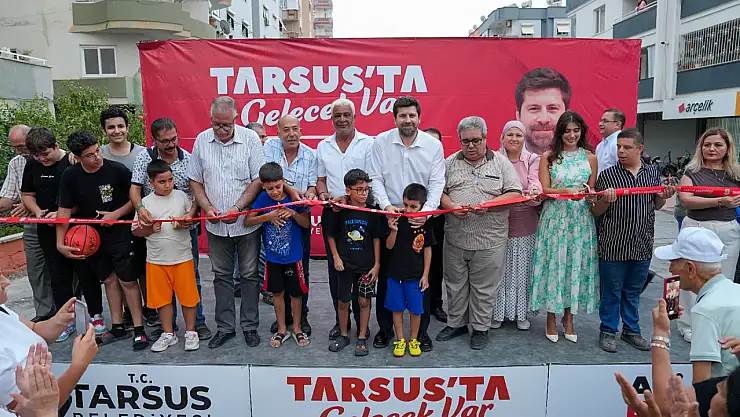 Tarsus'ta Aznakay parkı açıldı